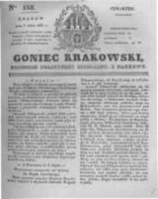 Goniec Krakowski: dziennik polityczny, liberalny i naukowy. 1831.07.07 nr153