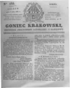 Goniec Krakowski: dziennik polityczny, liberalny i naukowy. 1831.07.09 nr155