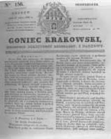 Goniec Krakowski: dziennik polityczny, liberalny i naukowy. 1831.07.11 nr156
