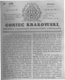 Goniec Krakowski: dziennik polityczny, historyczny i literacki. 1831.07.26 nr170