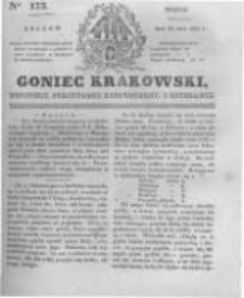 Goniec Krakowski: dziennik polityczny, historyczny i literacki. 1831.07.29 nr173