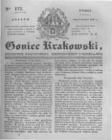 Goniec Krakowski: dziennik polityczny, historyczny i literacki. 1831.08.02 nr177
