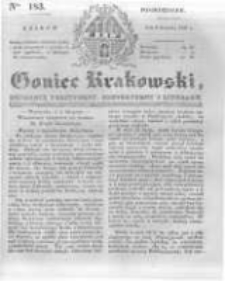 Goniec Krakowski: dziennik polityczny, historyczny i literacki. 1831.08.08 nr183