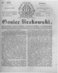 Goniec Krakowski: dziennik polityczny, historyczny i literacki. 1831.08.09 nr184