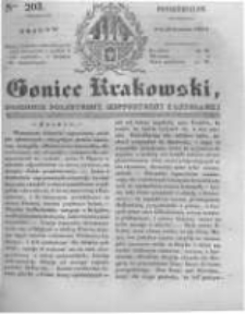 Goniec Krakowski: dziennik polityczny, historyczny i literacki. 1831.08.29 nr203