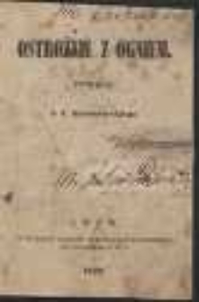 Ostrożnie z ogniem: powieść