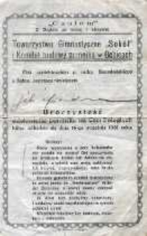 Zaproszenie na uroczystość odsłonięcia pomnika