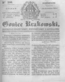 Goniec Krakowski: dziennik polityczny, historyczny i literacki. 1831.09.12 nr216