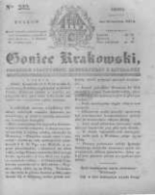 Goniec Krakowski: dziennik polityczny, historyczny i literacki. 1831.09.28 nr232