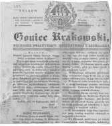 Goniec Krakowski: dziennik polityczny, historyczny i literacki. 1831.10.22 nr256
