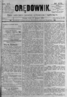 Orędownik: pismo poświęcone sprawom politycznym i sp&oacute;łecznym. 1889.11.27 R.19 nr273