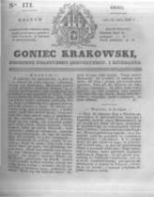 Goniec Krakowski: dziennik polityczny, historyczny i literacki. 1831.07.27 nr171
