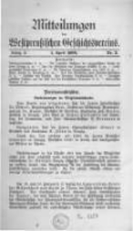 Mitteilungen des Westpreussischen Geschichtsvereins. 1904 Jahrg.3 nr2