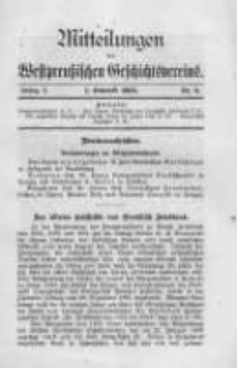 Mitteilungen des Westpreussischen Geschichtsvereins. 1905 Jahrg.4 nr4