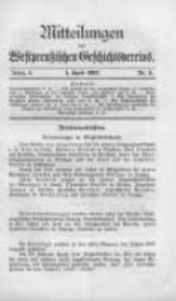 Mitteilungen des Westpreussischen Geschichtsvereins. 1907 Jahrg.6 nr2