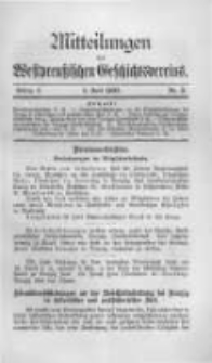 Mitteilungen des Westpreussischen Geschichtsvereins. 1907 Jahrg.6 nr3