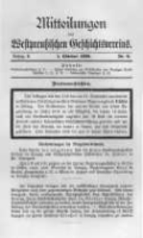 Mitteilungen des Westpreussischen Geschichtsvereins. 1909 Jahrg.8 nr4