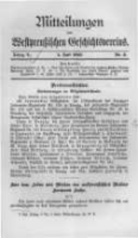 Mitteilungen des Westpreussischen Geschichtsvereins. 1910 Jahrg.9 nr3