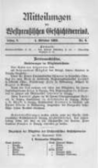 Mitteilungen des Westpreussischen Geschichtsvereins. 1910 Jahrg.9 nr4