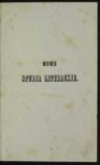 Nowe studja literackie. T. 1