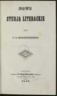Nowe studja literackie. T. 2