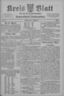 Kreis Blatt f&uuml;r den Kreis Neutomischeler zugleich Hopfenzeitung 1902.11.07 Nr87