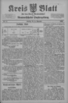 Kreis Blatt f&uuml;r den Kreis Neutomischeler zugleich Hopfenzeitung 1902.11.11 Nr88