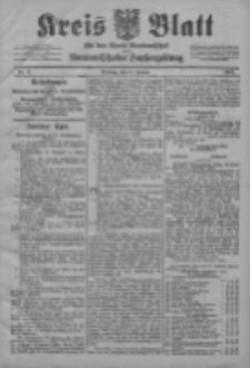 Kreis Blatt f&uuml;r den Kreis Neutomischeler zugleich Hopfenzeitung 1903.01.06 Jg.22 Nr2