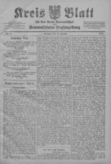 Kreis Blatt f&uuml;r den Kreis Neutomischeler zugleich Hopfenzeitung 1903.01.20 Jg.22 Nr6