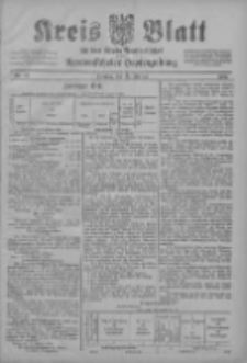 Kreis Blatt f&uuml;r den Kreis Neutomischeler zugleich Hopfenzeitung 1903.02.10 Jg.22 Nr12