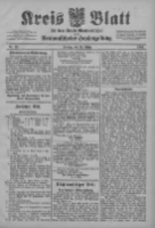 Kreis Blatt f&uuml;r den Kreis Neutomischeler zugleich Hopfenzeitung 1903.03.20 Jg.22 Nr23