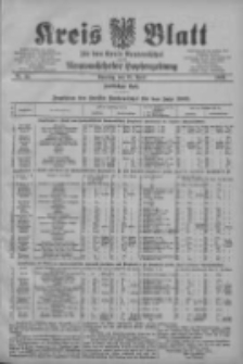 Kreis Blatt f&uuml;r den Kreis Neutomischeler zugleich Hopfenzeitung 1903.04.28 Jg.22 Nr33