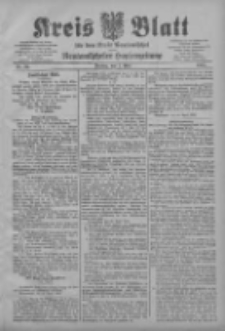 Kreis Blatt f&uuml;r den Kreis Neutomischeler zugleich Hopfenzeitung 1903.05.01 Jg.22 Nr34