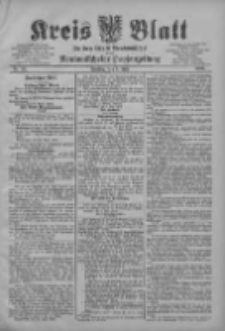 Kreis Blatt f&uuml;r den Kreis Neutomischeler zugleich Hopfenzeitung 1903.05.05 Jg.22 Nr35