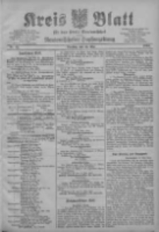 Kreis Blatt f&uuml;r den Kreis Neutomischeler zugleich Hopfenzeitung 1903.05.19 Jg.22 Nr39