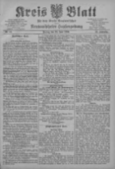 Kreis Blatt f&uuml;r den Kreis Neutomischeler zugleich Hopfenzeitung 1903.06.19 Jg.22 Nr47