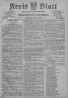Kreis Blatt für den Kreis Neutomischeler zugleich Hopfenzeitung 1903.06.23 Jg.22 Nr48