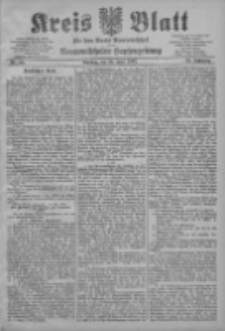Kreis Blatt f&uuml;r den Kreis Neutomischeler zugleich Hopfenzeitung 1903.06.30 Jg.22 Nr50