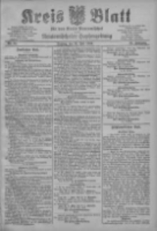 Kreis Blatt f&uuml;r den Kreis Neutomischeler zugleich Hopfenzeitung 1903.07.14 Jg.22 Nr54