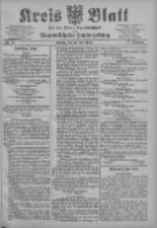 Kreis Blatt für den Kreis Neutomischeler zugleich Hopfenzeitung 1903.07.28 Jg.22 Nr58
