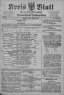 Kreis Blatt für den Kreis Neutomischeler zugleich Hopfenzeitung 1903.08.14 Jg.22 Nr63
