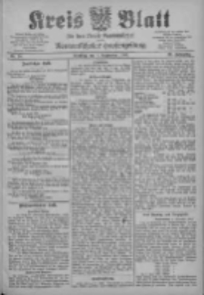 Kreis Blatt f&uuml;r den Kreis Neutomischeler zugleich Hopfenzeitung 1903.09.08 Jg.22 Nr70