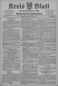 Kreis Blatt f&uuml;r den Kreis Neutomischeler zugleich Hopfenzeitung 1903.10.13 Jg.22 Nr80