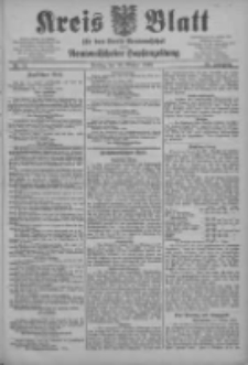 Kreis Blatt f&uuml;r den Kreis Neutomischeler zugleich Hopfenzeitung 1903.10.16 Jg.22 Nr81