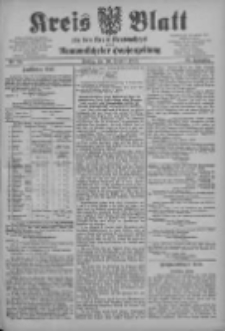 Kreis Blatt für den Kreis Neutomischeler zugleich Hopfenzeitung 1903.10.30 Jg.22 Nr85