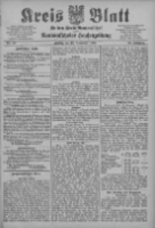 Kreis Blatt f&uuml;r den Kreis Neutomischeler zugleich Hopfenzeitung 1903.11.13 Jg.22 Nr89