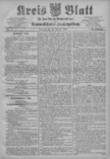 Kreis Blatt f&uuml;r den Kreis Neutomischeler zugleich Hopfenzeitung 1904.01.19 Jg.23 Nr6