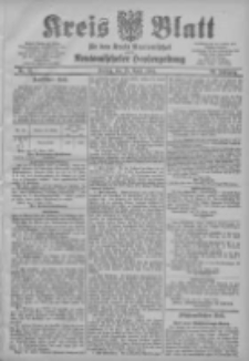 Kreis Blatt f&uuml;r den Kreis Neutomischeler zugleich Hopfenzeitung 1904.04.15 Jg.23 Nr31