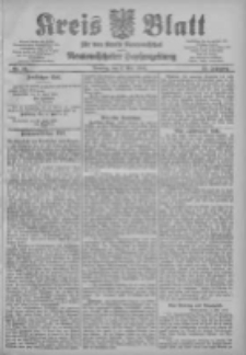 Kreis Blatt f&uuml;r den Kreis Neutomischeler zugleich Hopfenzeitung 1904.05.03 Jg.23 Nr36