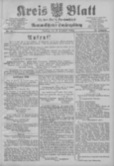 Kreis Blatt f&uuml;r den Kreis Neutomischeler zugleich Hopfenzeitung 1904.09.13 Jg.23 Nr74